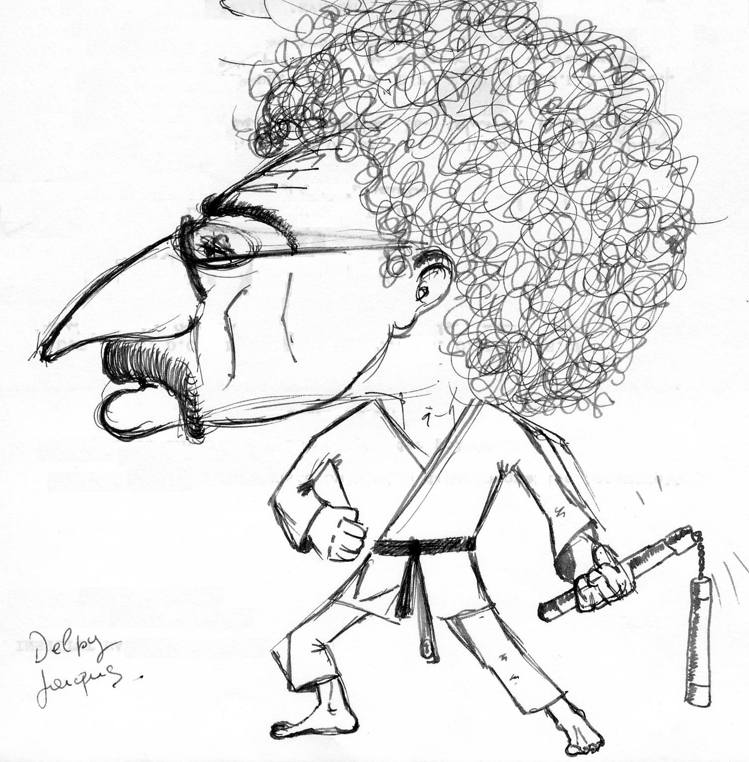 Caricature Gerard Baudou Platon